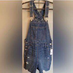 GAP XS Denim Overalls with Adjustable Straps
